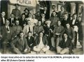 Icon of Grupo en la estación de ferrocarril de RONDA, años 30