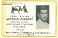Icon of Carnet de socio de la peña Antonio Ordoñez 